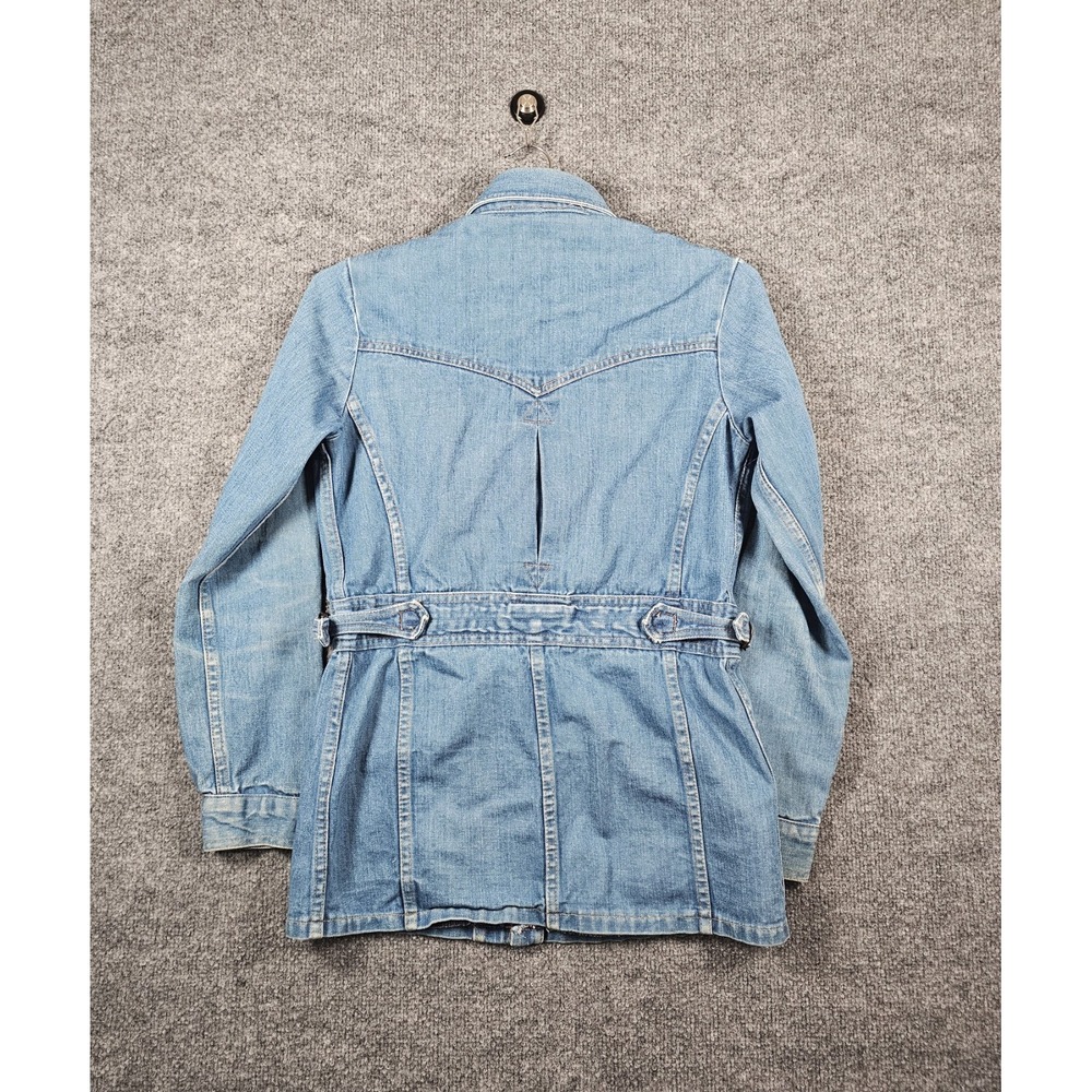 Vintage 1970's Brittania Sportswear 4 Front Pocket Denim Jean Shirt Jacket Sz S - Picture 2 of 4